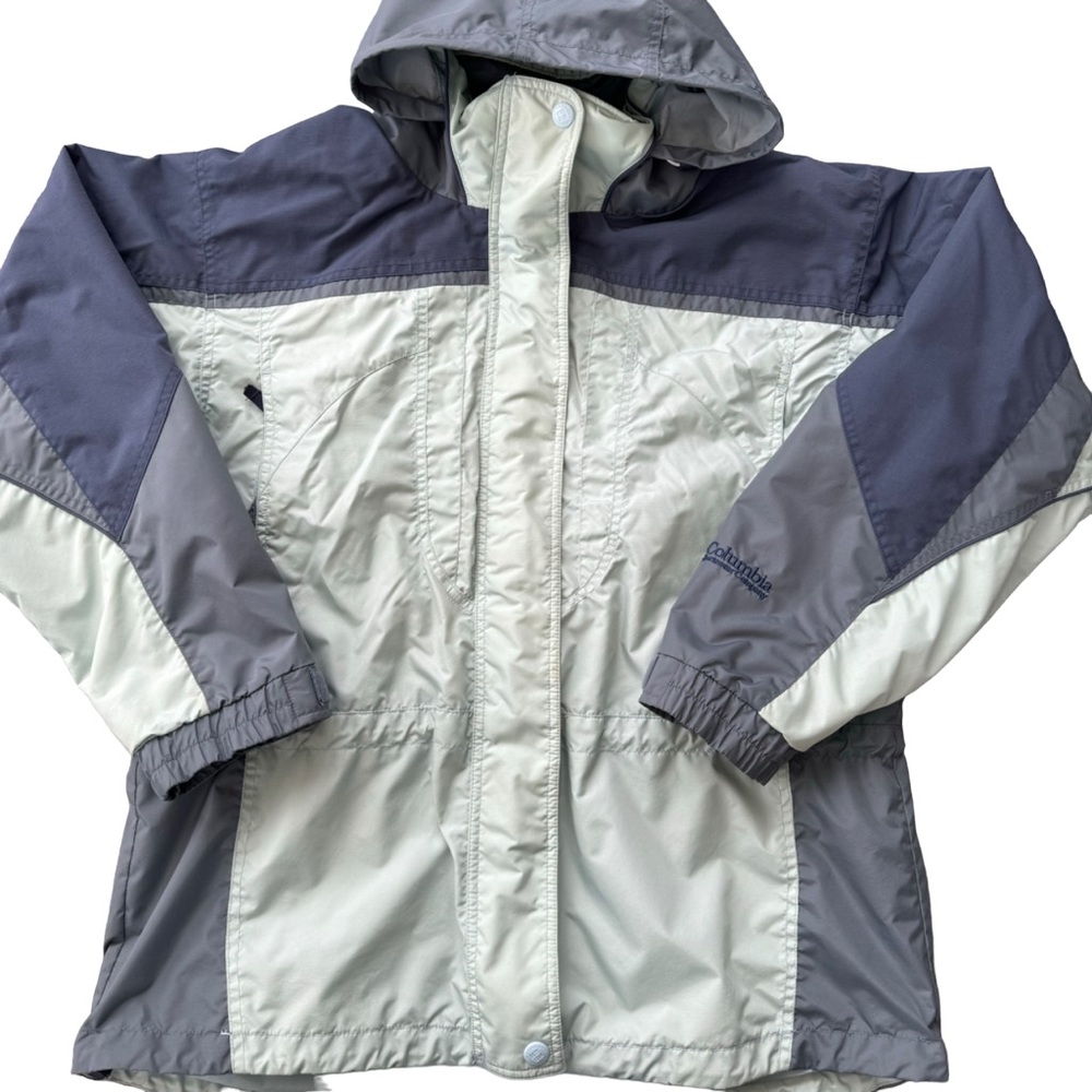 Columbia | Blue. Green. Gray. Heavy Jacket Size Large